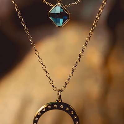 زنجیر طلا با آویز قلب